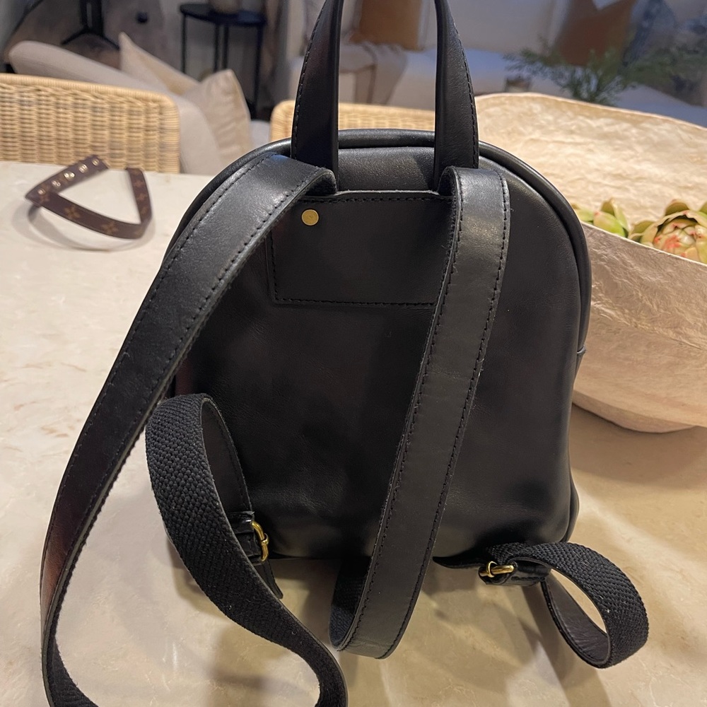Madewell Mini Lorimer Backpack in Black - Picture 12 of 13